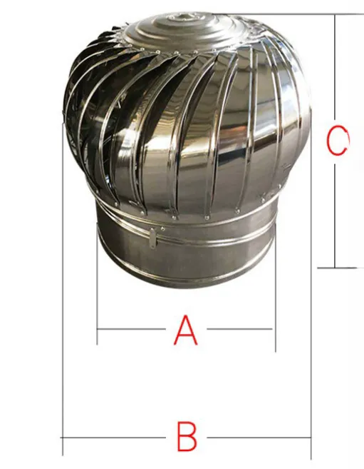 Sale Roof Turbine Ventilator, 304, Stainless, Steel - view 3