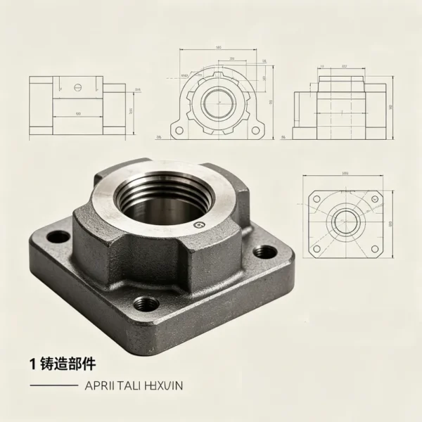 Sand Casting Centrifugal Impeller, leqian-325-Casting - view 6