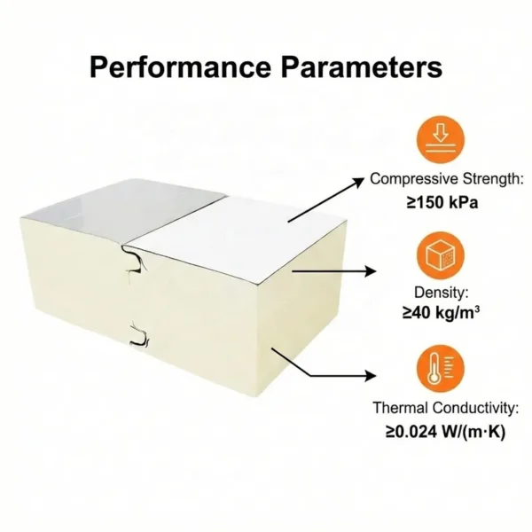 Sandwich Panel, B1, B2, PIR, 50mm - view 2