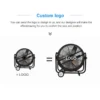 Saving Industrial Axial Blower, 200 W, Metal - view 2