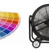 Saving Industrial Axial Blower, 200 W, Metal - view 3