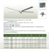 Saving Large Hvls Fan, WYDS-A4280M, 14Ft, Axial, Ceiling - view 2