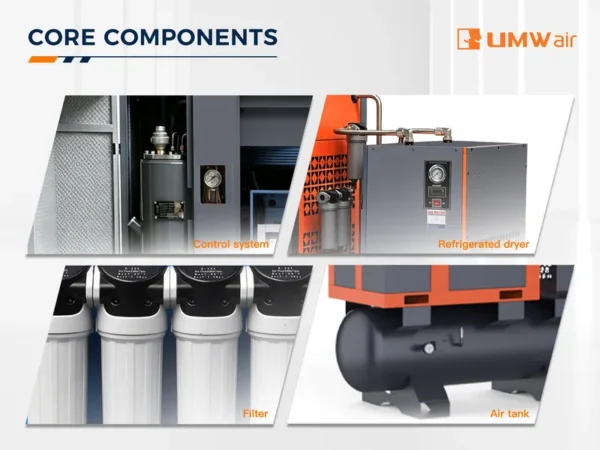 Screw Air Compressor, 30hp, 16bar - view 4