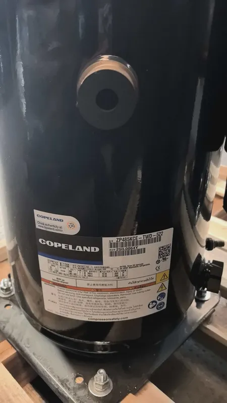 Scroll Compressor, ZP485KCE-TWD-522, Hermetic, R410A, 40HP - view 5