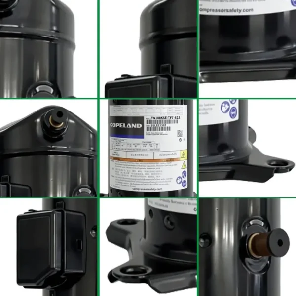 Scroll Compressor, ZP67KCE-TFD-130, 6HP, HVAC - view 2