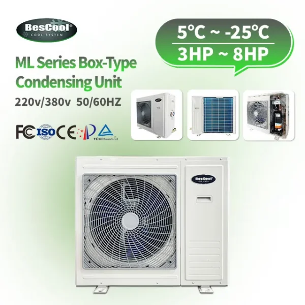 Sealed Air-cooled Condensing Unit, 3HP-8HP, R404A - view 2