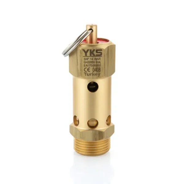 Sealed Brass Safety Valve, 3/4", YKS-170