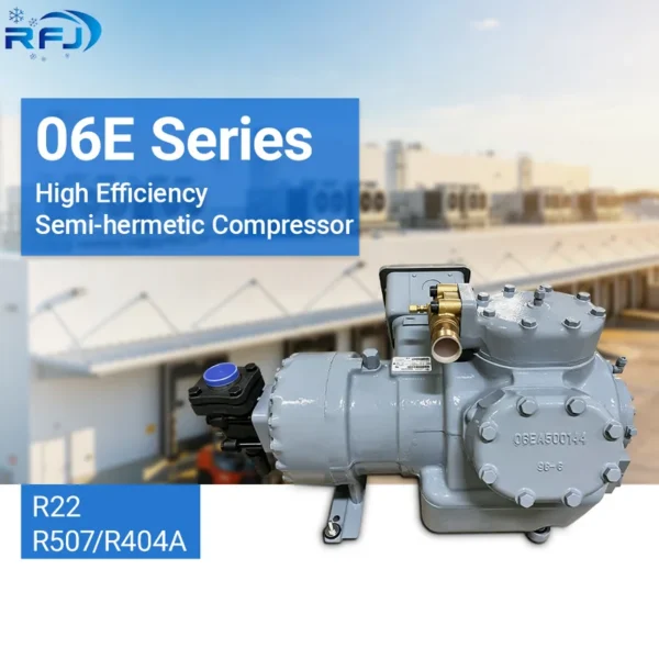 Semi Hermetic Refrigeration Compressor, 06EA265, 25HP - view 2