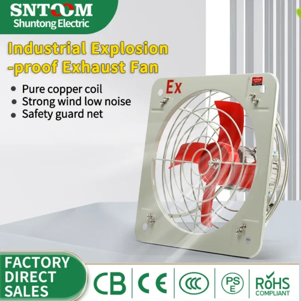 Series Explosion-proof Exhaust Fan, BFAG, Axial