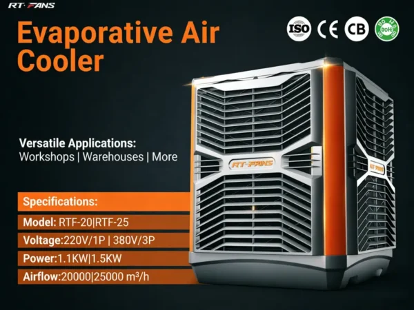 Series Industrial Air Cooler, RTFANS, RTF-25, 000