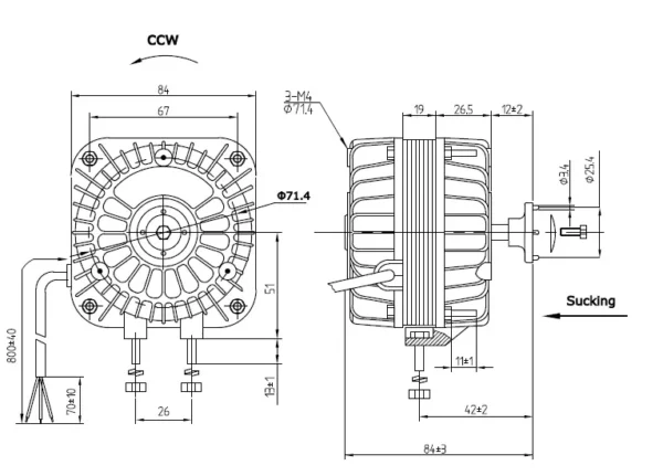 Series Shaded Pole Fan, 5W, 10W, 16W, 25W - view 6