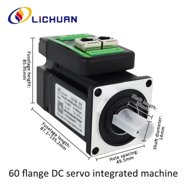 Servo Motor, DC24/48V, 6/10/12/15A, IP65, 3000RPM - view 4