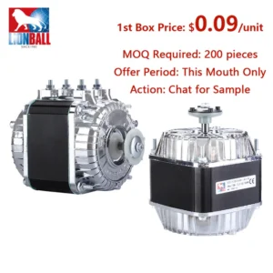 Shaded-pole Motor, 0.15/PC, MOQ, 200pcs, 16W
