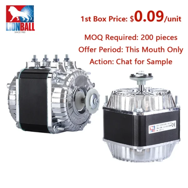 Shaded-pole Motor, 0.15/PC, MOQ, 200pcs, 16W