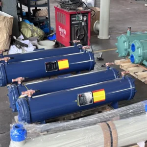 Shell and Tube Heat Exchanger, 220 V, Carbon Steel