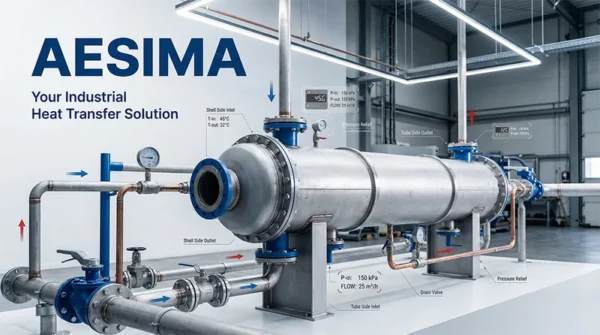 Shell and Tube Heat Exchanger, AESIMA, ASME, TEMA - view 5