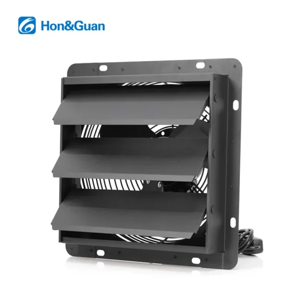 Shutter Axial Flow Fan, HA-300M, 220V, Wall - view 2