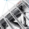 Shutter Industrial Exhaust Fan, Wall, 120 V, Electric - view 3