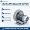 Side Channel Blower, 2HB, 2.2kW, Aluminum - view 3