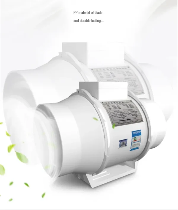Silencer Booster Duct Fan, Ceiling, 220V, 40 - view 5