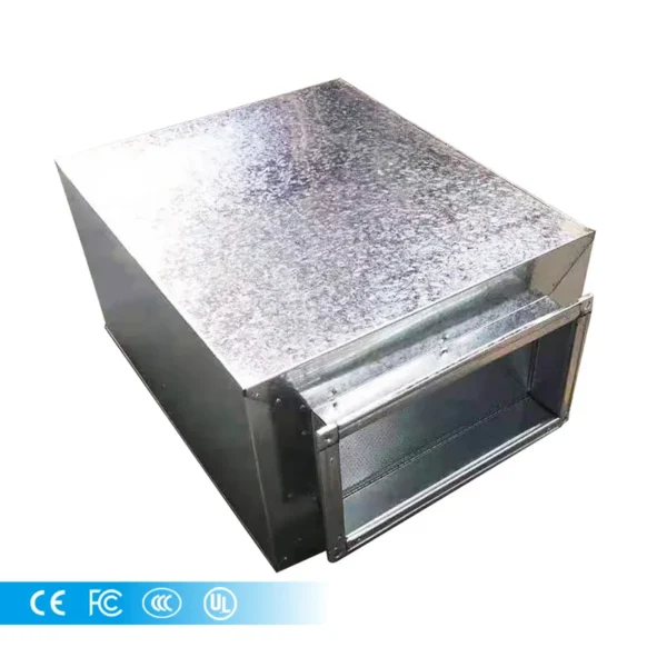 Silencer Muffler Ventilation Fan, HVAC, Galvanized sheet - view 2