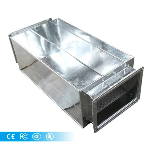 Silencer Muffler Ventilation Fan, HVAC, Galvanized sheet - view 3