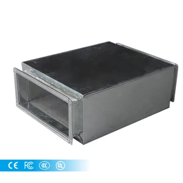 Silencer Muffler Ventilation Fan, HVAC, Galvanized sheet - view 5