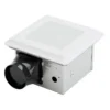 Silent Bathroom Exhaust Fan, Ceiling, LED, 100CFM, 15W - view 3