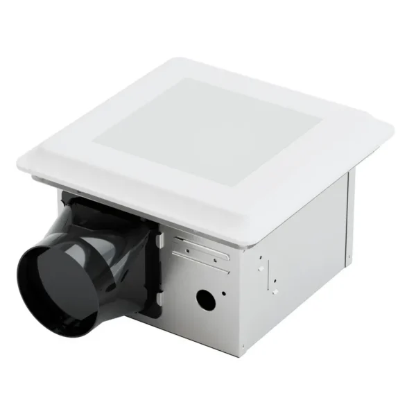 Silent Bathroom Exhaust Fan, Ceiling, LED, 100CFM, 15W - view 3