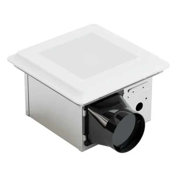 Silent Bathroom Exhaust Fan, Ceiling, LED, 100CFM, 15W - view 4