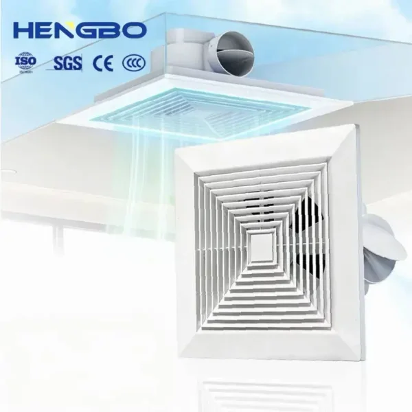 Silent Centrifugal Exhaust Fan, 4-16, Ceiling, Plastic