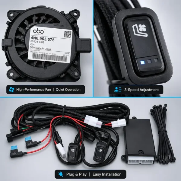 Silent Fan, 3-Speed, 12V - view 4