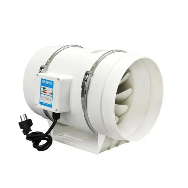 Silent In-line Duct Fan, 100mm, Plastic, Axial - view 6