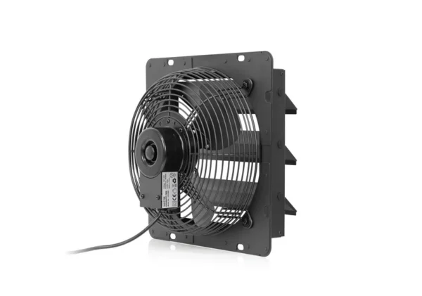 Silent Shutter Exhaust Fan, 350mm, 100-120V, Wall, Aluminum - view 5