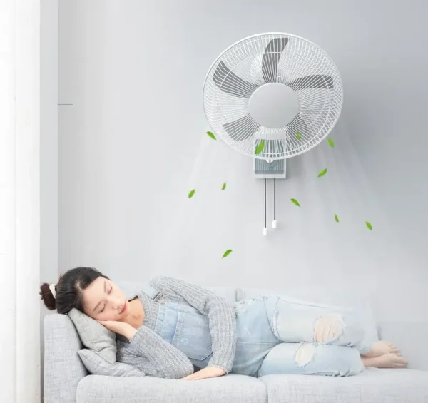 Silent Wall Mounted Fan, AC90-265V~, Electric - view 3