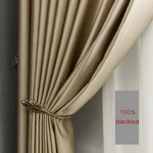 Silk Blackout Ready Curtain, 100% Silk, Grommet