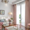 Silk Blackout Ready Curtain, 100% Silk, Grommet - view 3