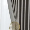 Silk Blackout Ready Curtain, 100% Silk, Grommet - view 5