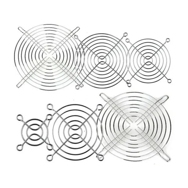 Silver Color Metal Fan, 30mm, 40mm, 60mm, 80mm - view 5