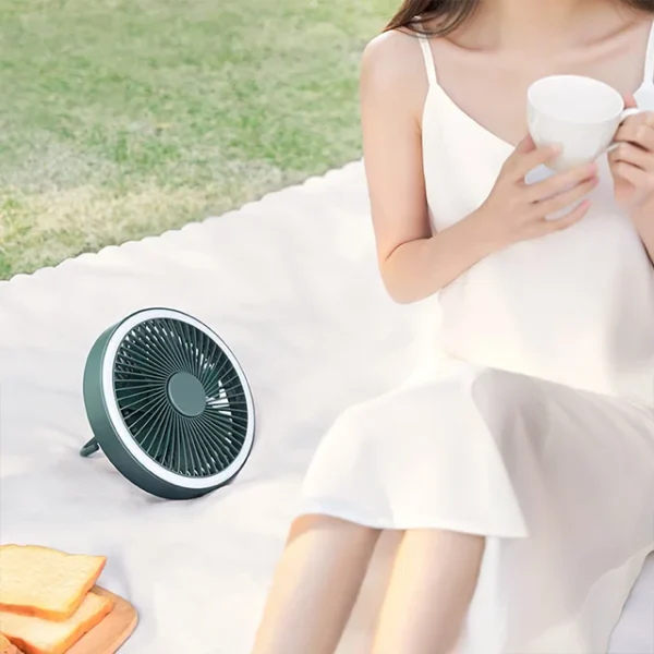 Simple Modern Ceiling Fan, 3.7v, Battery - view 2