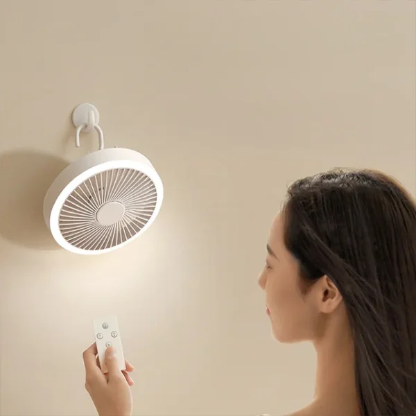 Simple Modern Ceiling Fan, 3.7v, Battery - view 6