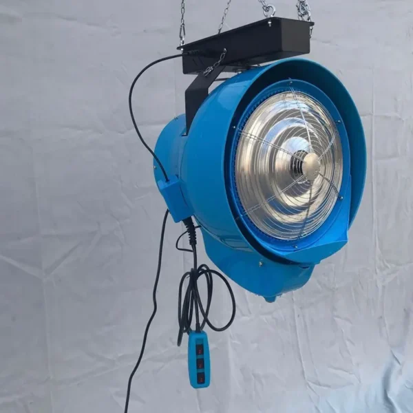 Single Head Spray Fan, Wall, 380V, Stainless Steel - view 2