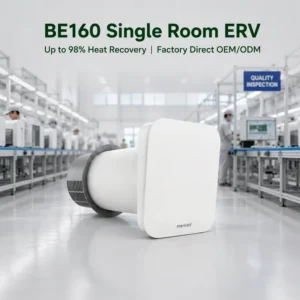 Single Room Hrv Ventilator, Wall, 110V-240V-50-60Hz