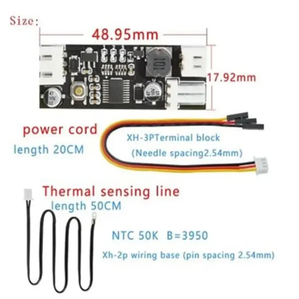 Single Wire Fan, 12V, 0.8A, PWM, 2-3 - view 5