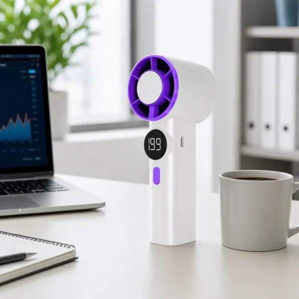 Size Turbine Handheld Fan, USB, Brushless - view 4