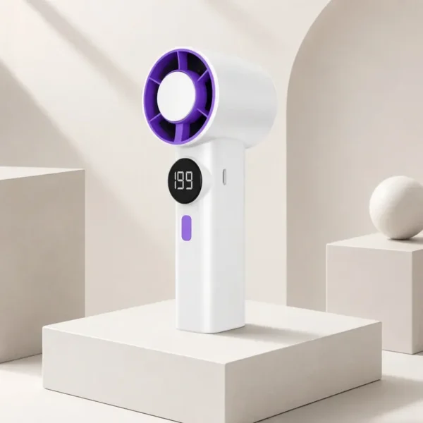 Size Turbine Handheld Fan, USB, Brushless - view 5