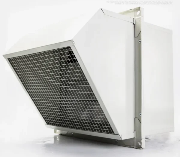 Slanted Industrial Exhaust Fan, Steel, FRP, Axial, Wall