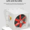 Slanted Industrial Exhaust Fan, Steel, FRP, Axial, Wall - view 4