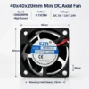 Sleeve Bearing, 40x40x20mm, 4020, 5/12/24V, Axial