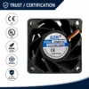 Sleeve Bearing, 60x60x38mm, Brushless, Axial, 6038 - view 6